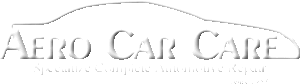Aero Car Care Logo White